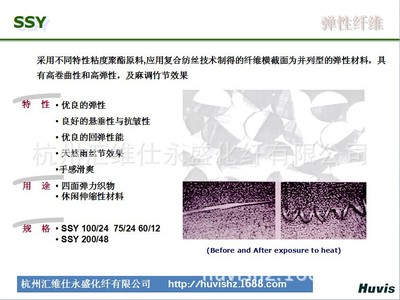 探索四面彈垂感面料 匯維仕Huvis 100DS800滌綸纖維與高彈性SSY化纖絲的技術解析與應用